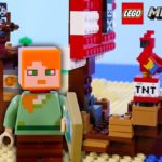 LEGO Minecraft Pirate Ship Build STOP MOTION LEGO Minecraft: Alex's Voyage | LEGO | Billy Bricks