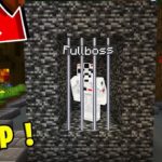 JE PIÈGE FULLBOSS DANS CETTE PRISON SUR MINECRAFT ! IL S’ÉCHAPPE....