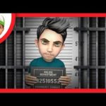Voiture poursuite POLICE. Voiture enfant 5 ans. Le violateur s'échappe de prison Voiture de Cour...