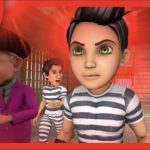 Les criminels s'échappent de prison. Camion de POLICE Dessin animé éducatif en francais
