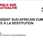 Le président sud-africain Zuma échappe à la destitution