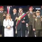 L'instant où Maduro échappe à une attaque de drones au Venezuela