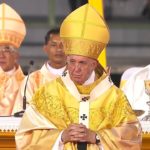 Messe avec le pape François au Stade National de Bangkok, en Thaïlande