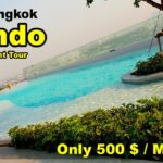 My Bangkok Condo - What do I get for 500$/Month -Gym, Pool & Public transportation #livelovethai...