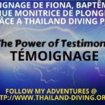Témoignage de Fiona, baptême et devenue monitrice de plongée en 2015 grâce a Thailand Diving Pattaya