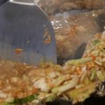 【Monja-yaki】Traditional food in Asakusa　Japanese food もんじゃ焼き　浅草　烧烧　몬자야키　아사쿠사　屋台