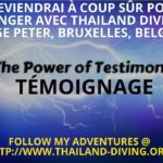 Je reviendrai à coup sûr pour plonger avec Thailand Diving George Peter, Bruxelles, Belgique