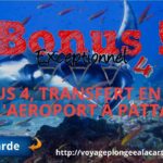 Devenir moniteur de plongée, bonus 4,   transfert en taxi de l’aéroport à Pattaya city en Thaïlande