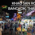 ⁴ᴷ Walking Khao San Road Night Life, Bangkok Thailand