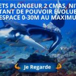 Brevets plongeur 2 CMAS, Niveau permettant de pouvoir évoluer dans l'espace 0-30M au maximum