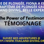 Témoignage de Fiona qui a effectué son baptême de plongée grâce à Thailand Diving, belle expérience.