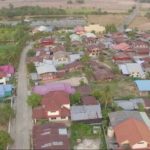 découverte des villages de thailande  en drone
