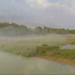 les lacs et forets de l'issan Thaïlande du nord-est vue du drone